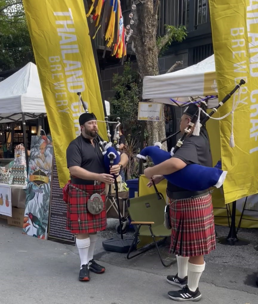 Bagpipes at Beer People Fest 2024