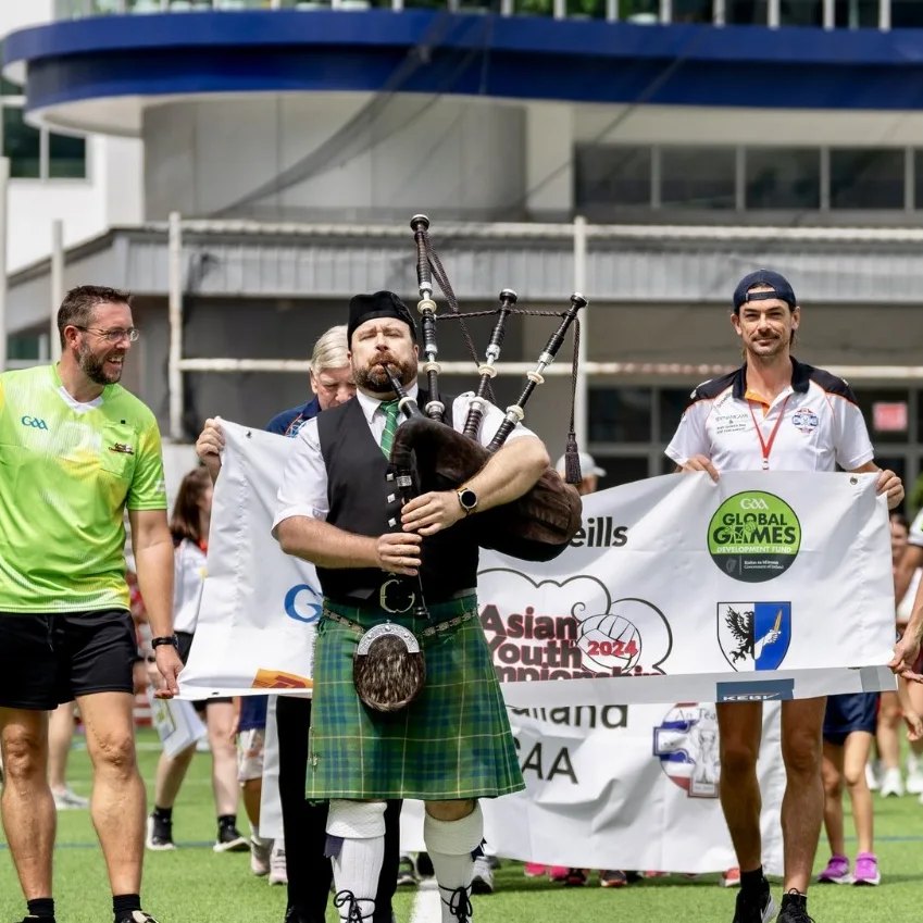 Piping the Youth GAA Games