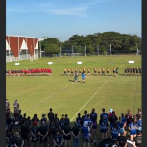 Field of Athletes and Bagpiping the Asian Gaelic Games in Bangkok