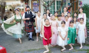Bagpiping for Bangkok Ballet School